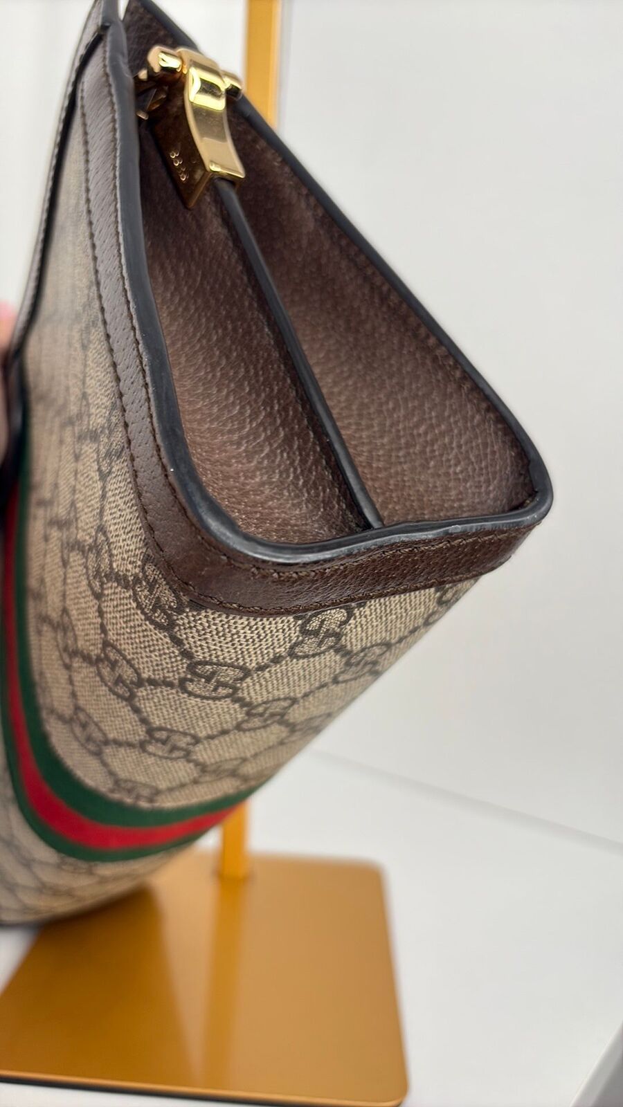 Gucci Ophidia GG Supreme Clutch/Crossbody