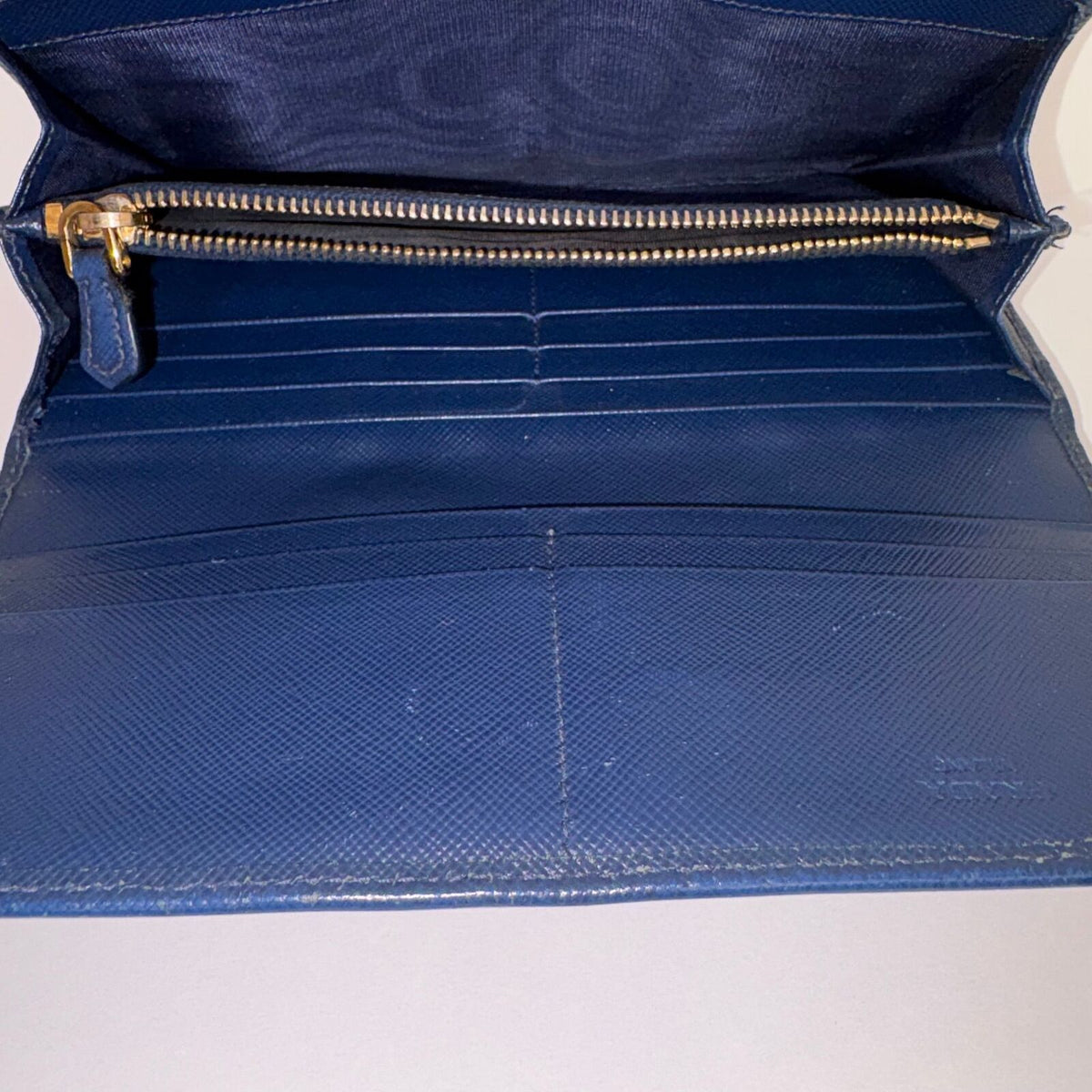 Prada Blue Saffiano Wallet - PROJECT