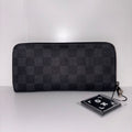 LV Damier Graphite Zipper Long Wallet