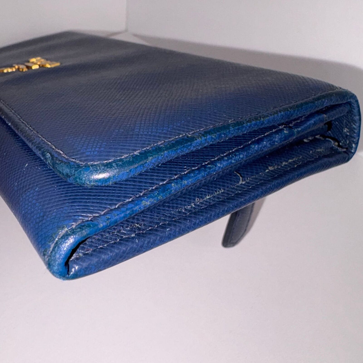 Prada Blue Saffiano Wallet - PROJECT