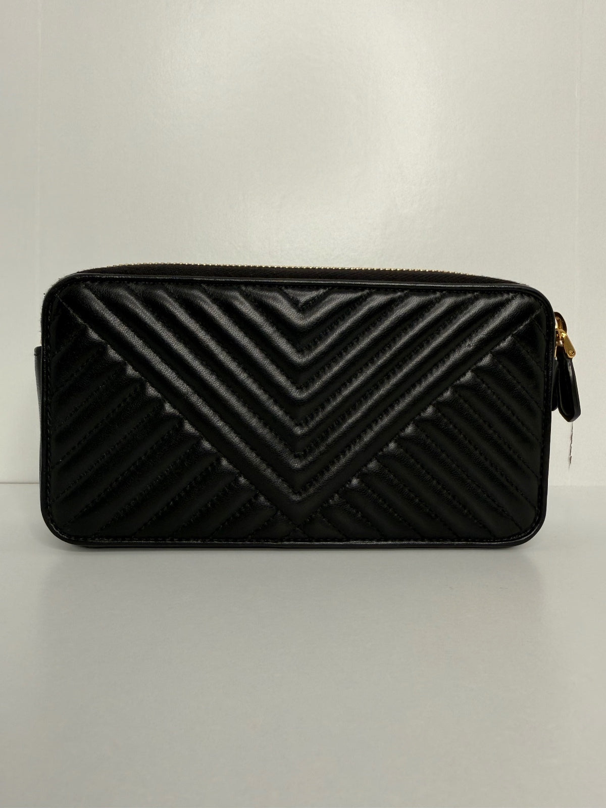 Prada Diagramme Double Zip Chain Clutch