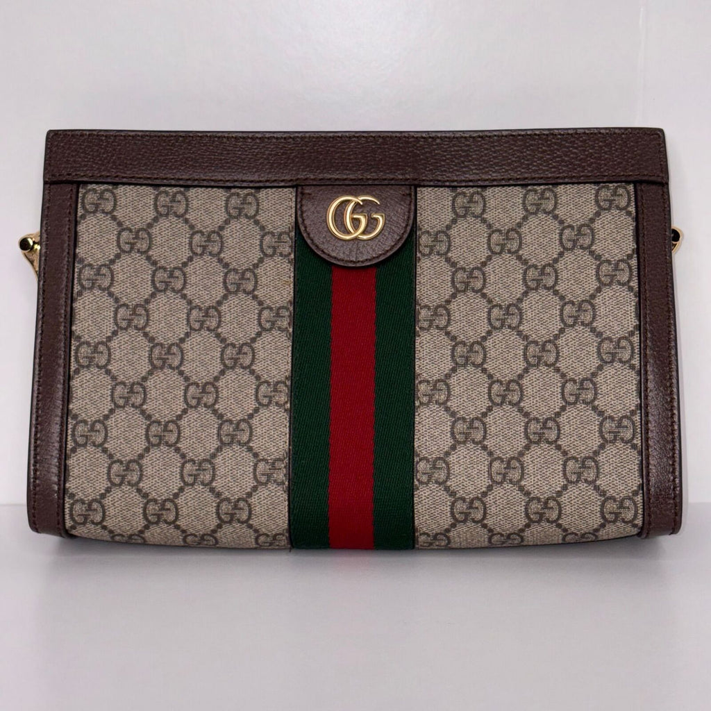 Gucci Ophidia GG Supreme Clutch/Crossbody